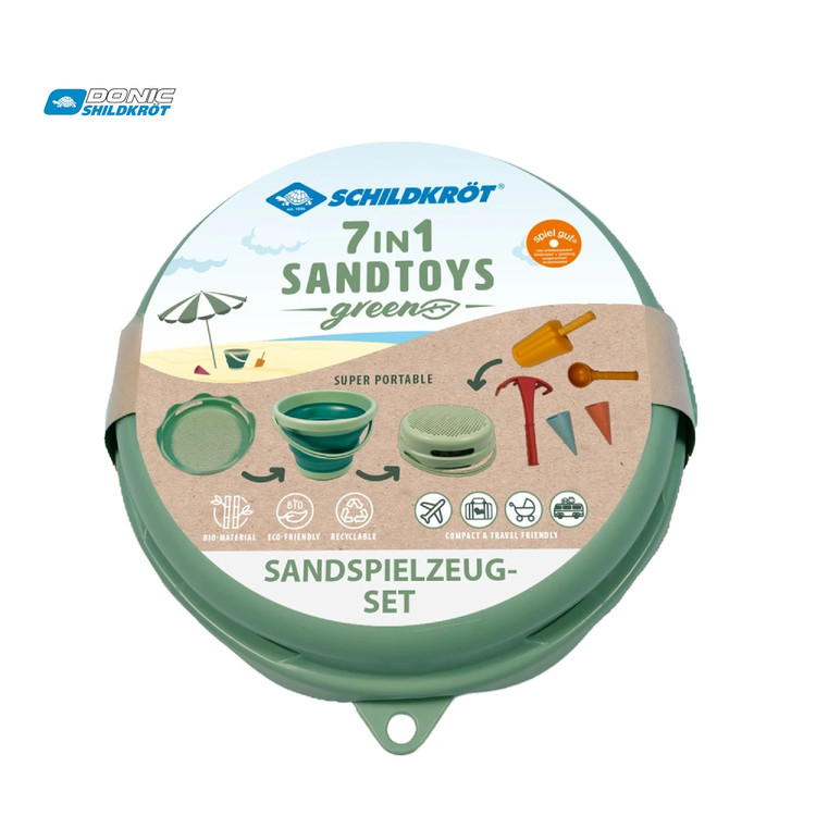 لوازم شن بازی شیلدکروت مدل SCHILDKROT Sandtoys Green