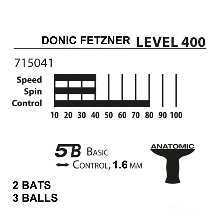 donic set 400 fetzner
