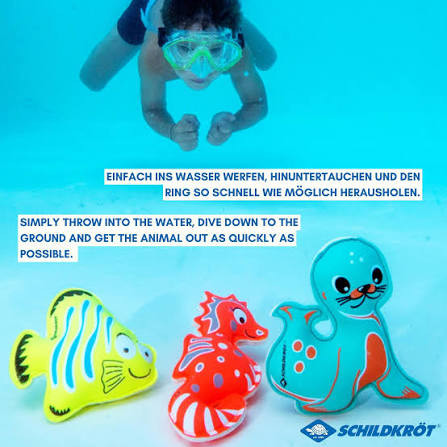 ست آموزشی بازی شنا برند شیلدکروت SCHILDKROT DIVING ANIMALS